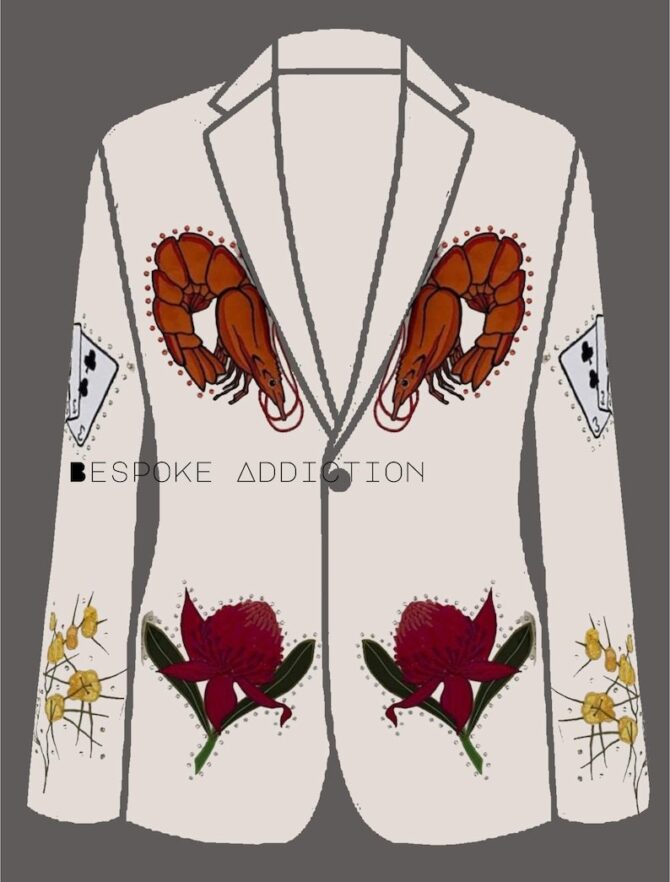 Men White 2Pc Customized Ocean Theme Flames Embroidered With Piping & Rhinestones Country Western Nudie Suit Cowboy Party Wedding Day Outfit