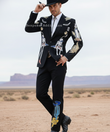 men cowboy vintage nudie suit